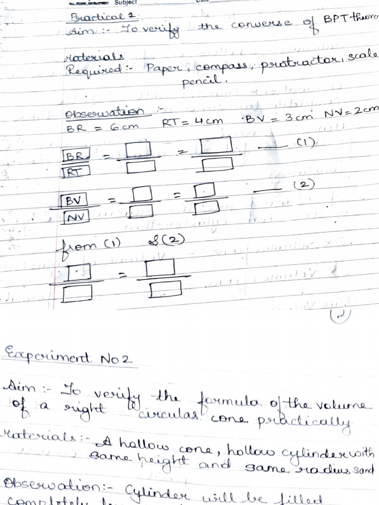 Geometry Board Practice Practicals | PDF