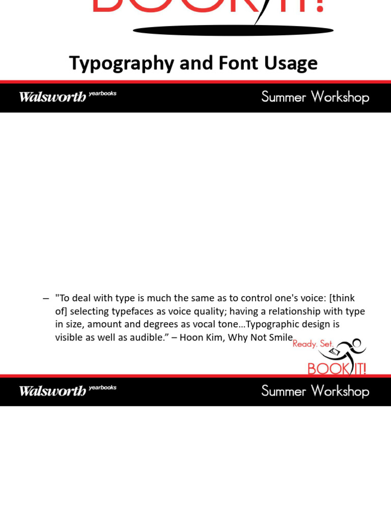 Typography Font Usage | PDF | Typography | Typefaces