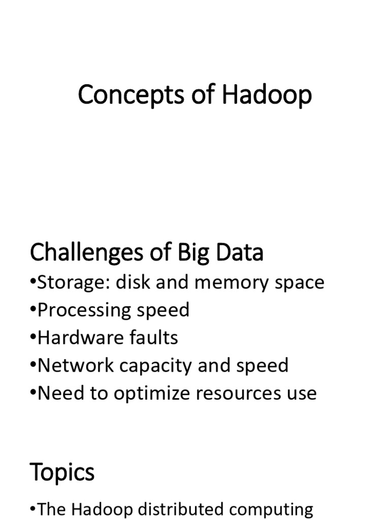 Concepts of Hadoop | PDF | Apache Hadoop | Map Reduce