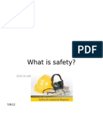What Is Safety?: Click To Edit Master Subtitle Style