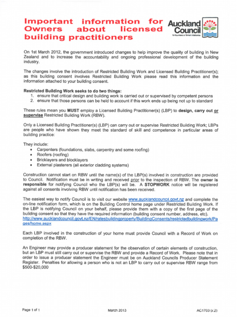 RBW Notice | PDF