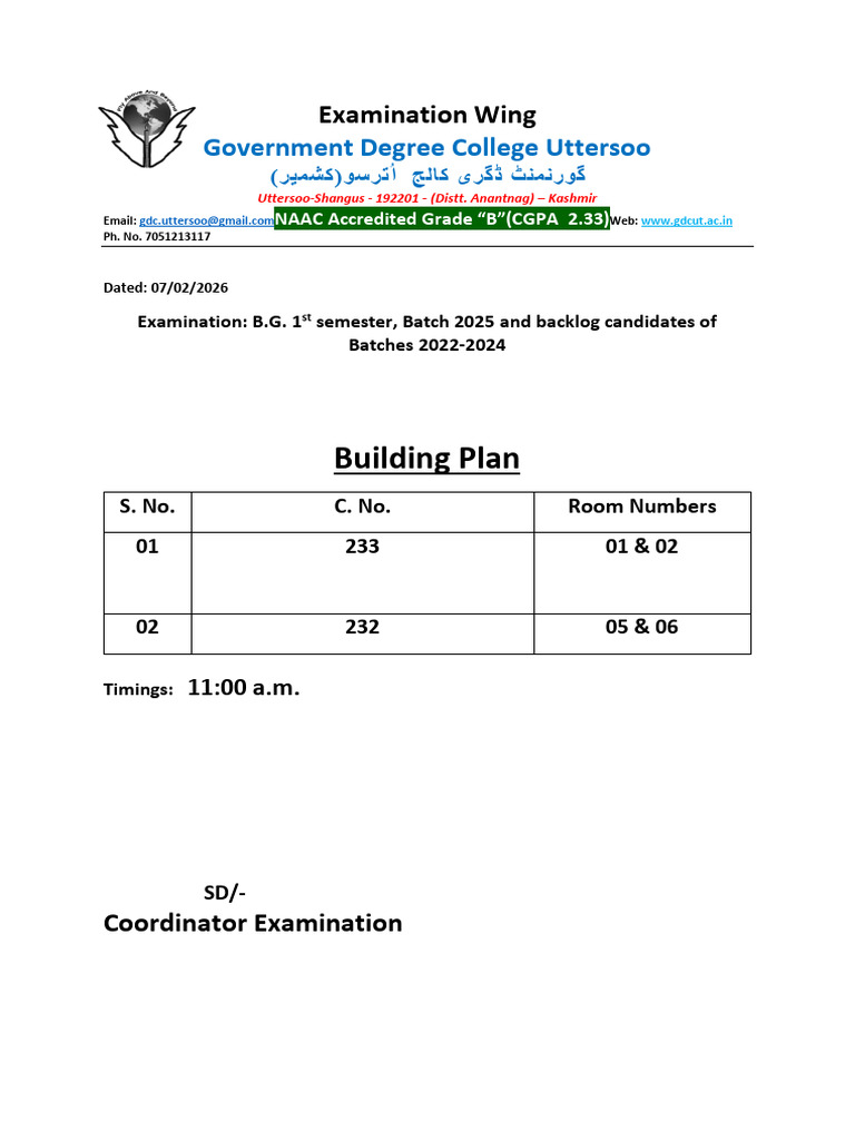 Building Plan | PDF