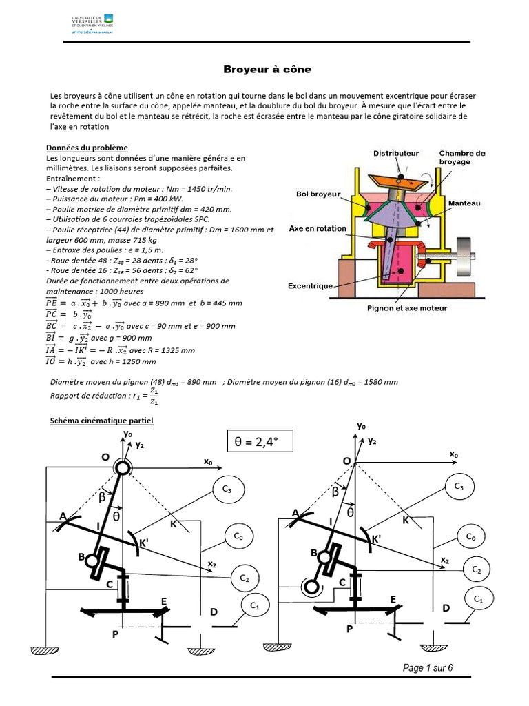 Eval 004 CC Broyeur Omnicone | PDF | Mécanique newtonienne | Biens ...