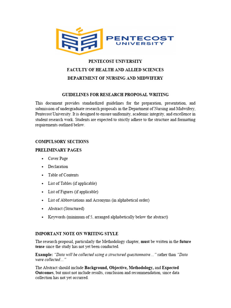 Guidelines For Research Proposal Writing Pu | PDF | Methodology | Science