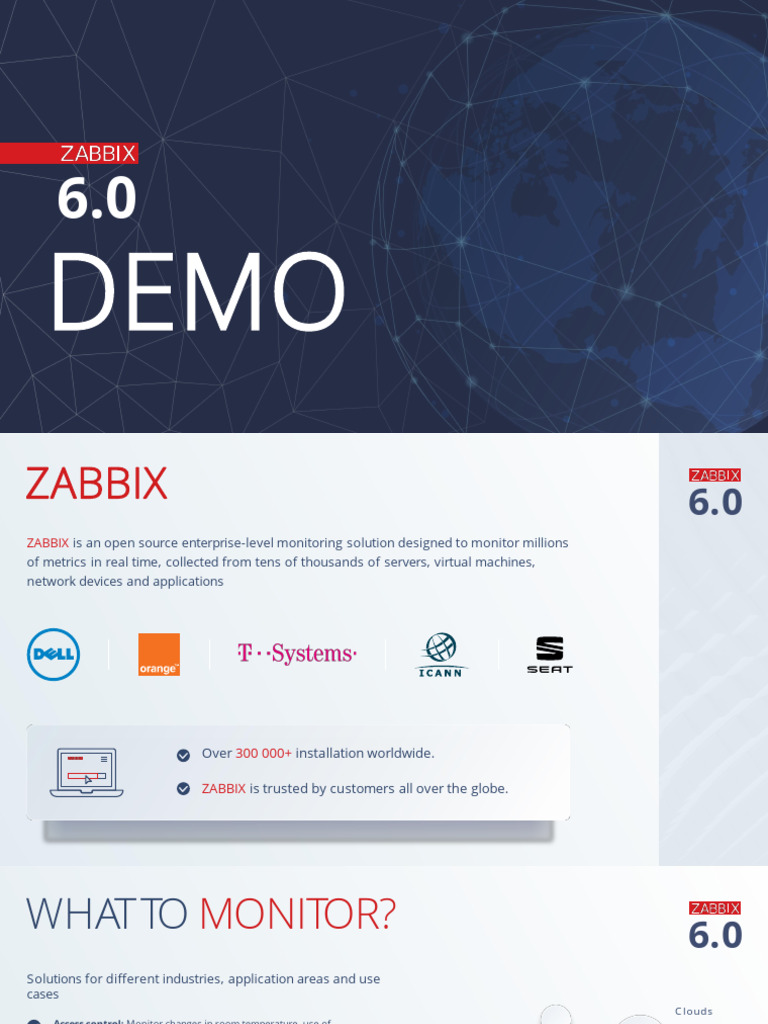 Zabbix Demo - Presentation - 2.0 | PDF | Databases | Information ...