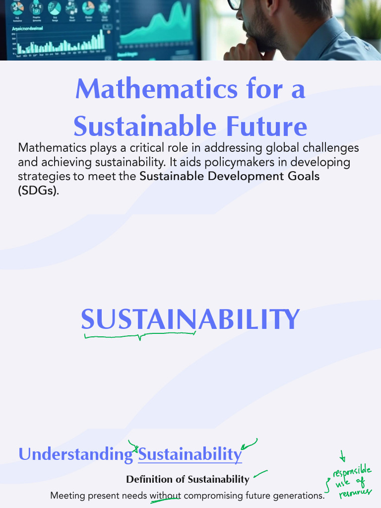 Mathematics and Sustainable Development | PDF | Sustainability ...