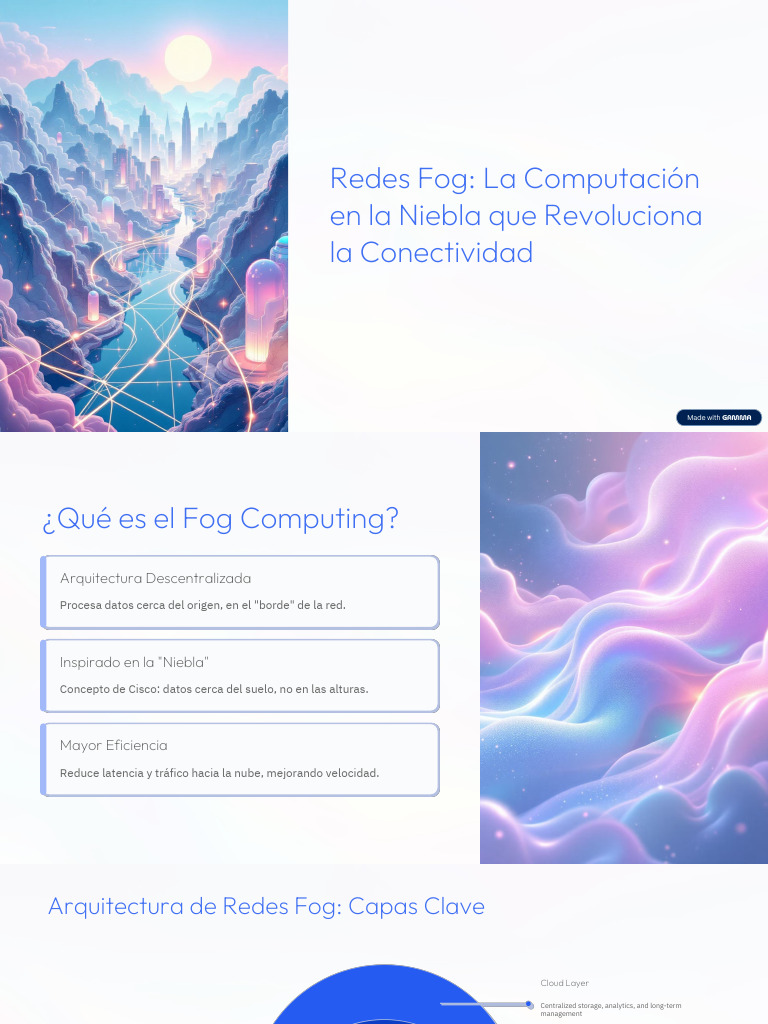 Redes Fog | PDF | Computación en la nube | Internet de las Cosas