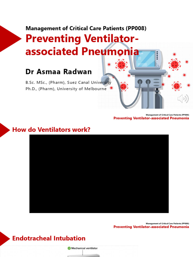 I. Preventing Ventilator-Associated Pneumonia | PDF | Pneumonia ...