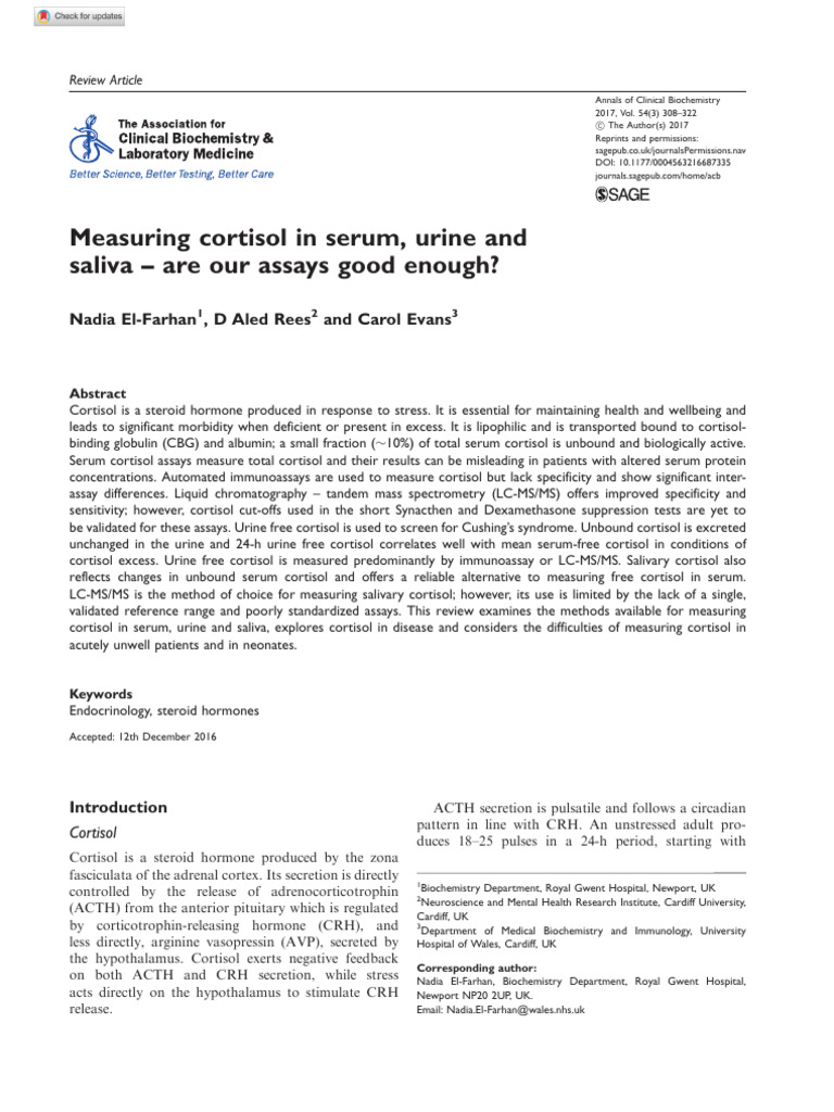 1_5062254188294047041 | PDF | Cortisol | Adrenocorticotropic Hormone