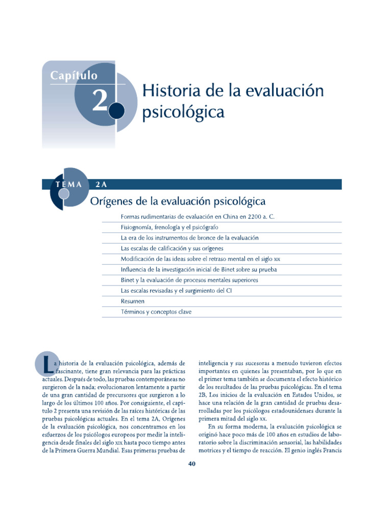 Historia de La Evaluación | PDF