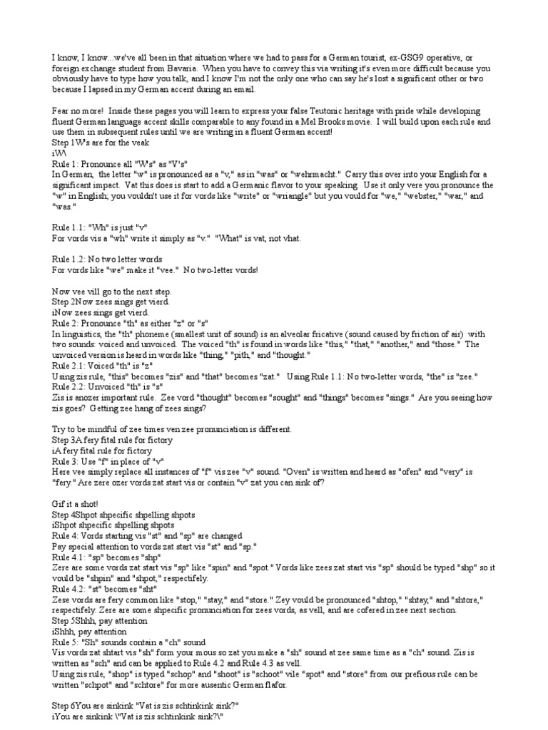 Learn german accent image