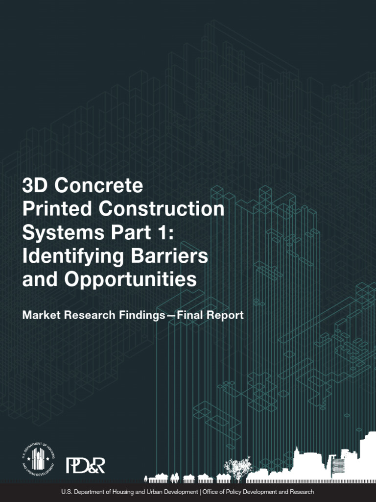 3D Concrete Printed Construction Systems Part 1 | PDF | Framing ...