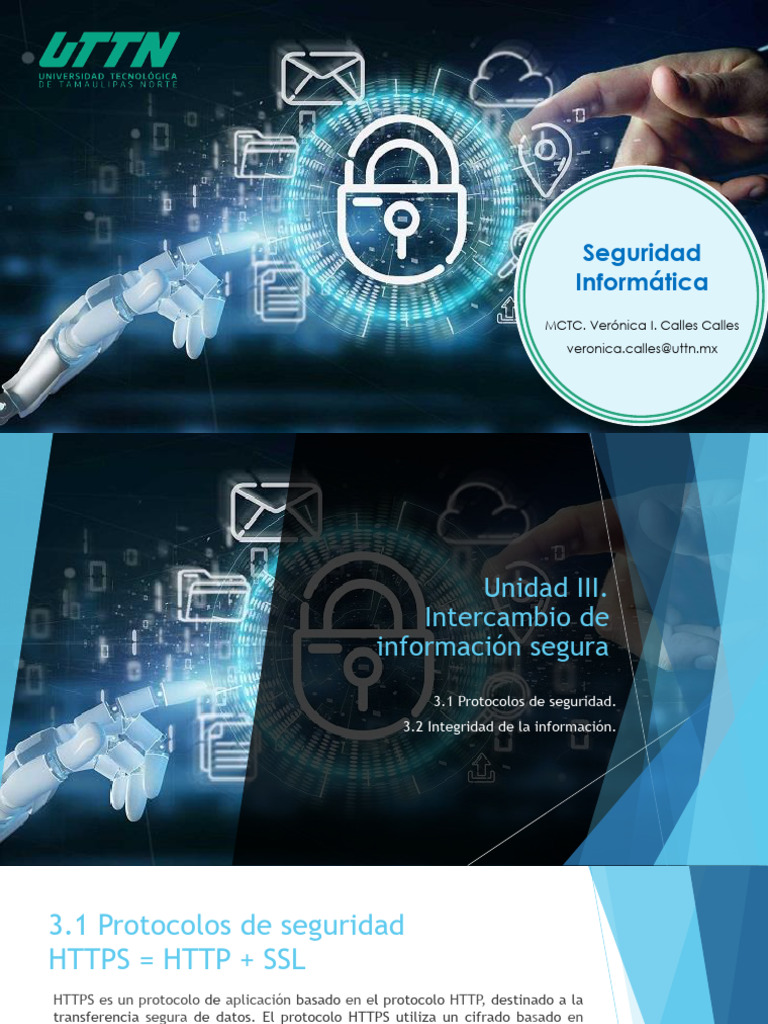 Unidad III | PDF | Transport Layer Security | Protocolo de ...