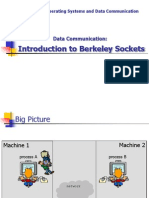 Introduction To Berkeley Sockets: Data Communication