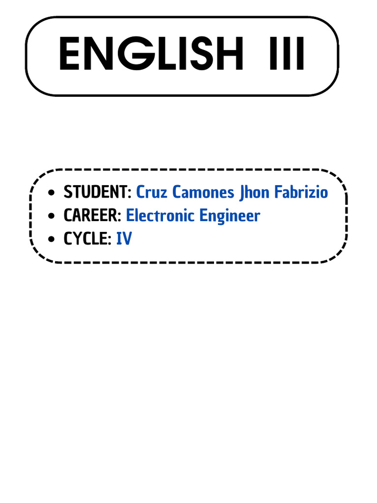 English III | PDF