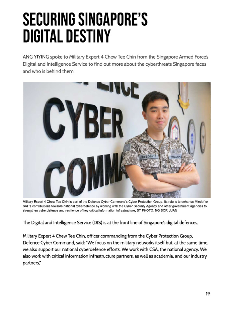 Securing Singapore’s Digital Destiny | PDF