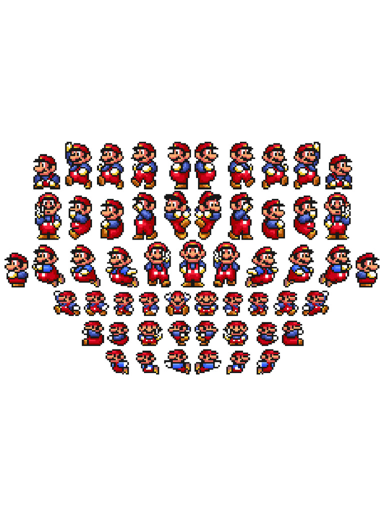 Mario Sprite Sheet | PDF
