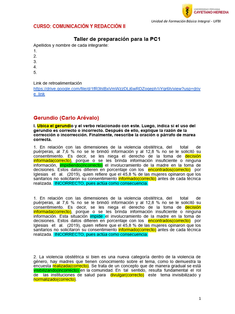 Ejercicios de Repaso Para PC1.Docx | PDF | Violencia | Predicado ...