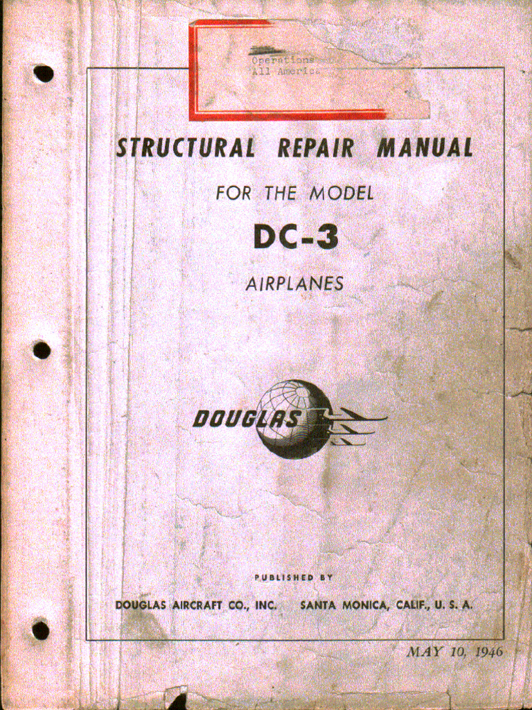DC-3 Structural Repair Manual | PDF