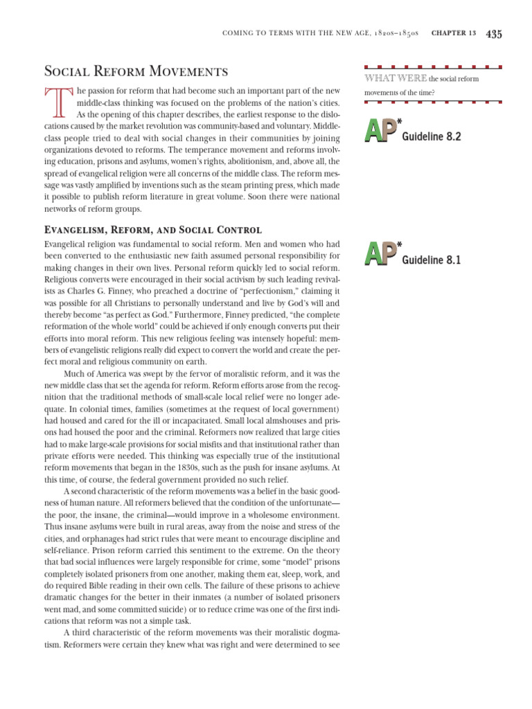 APUSH Textbook 435-447 | PDF | Abolitionism In The United States ...
