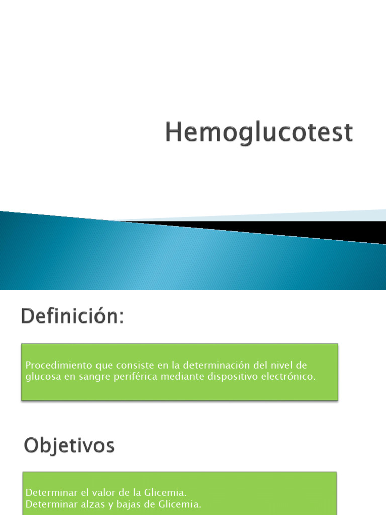 Hemo Gluco Test | PDF