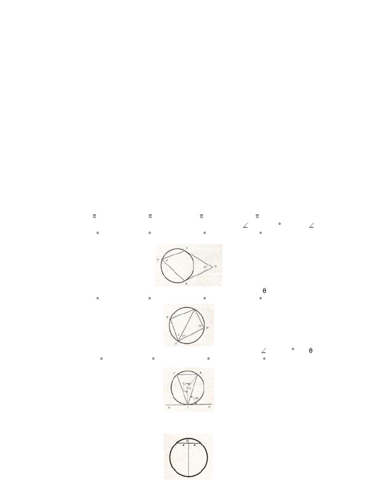 Problems in BW in Plane & Solid Mensuration | PDF | Area | Circle