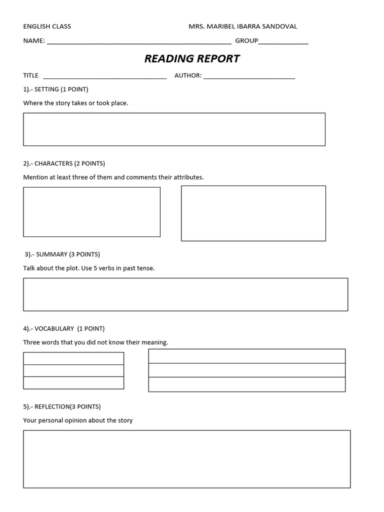 Reading Report | PDF