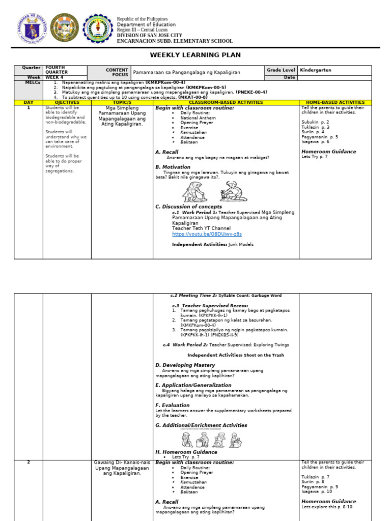 Week4 Q4 WLP | PDF