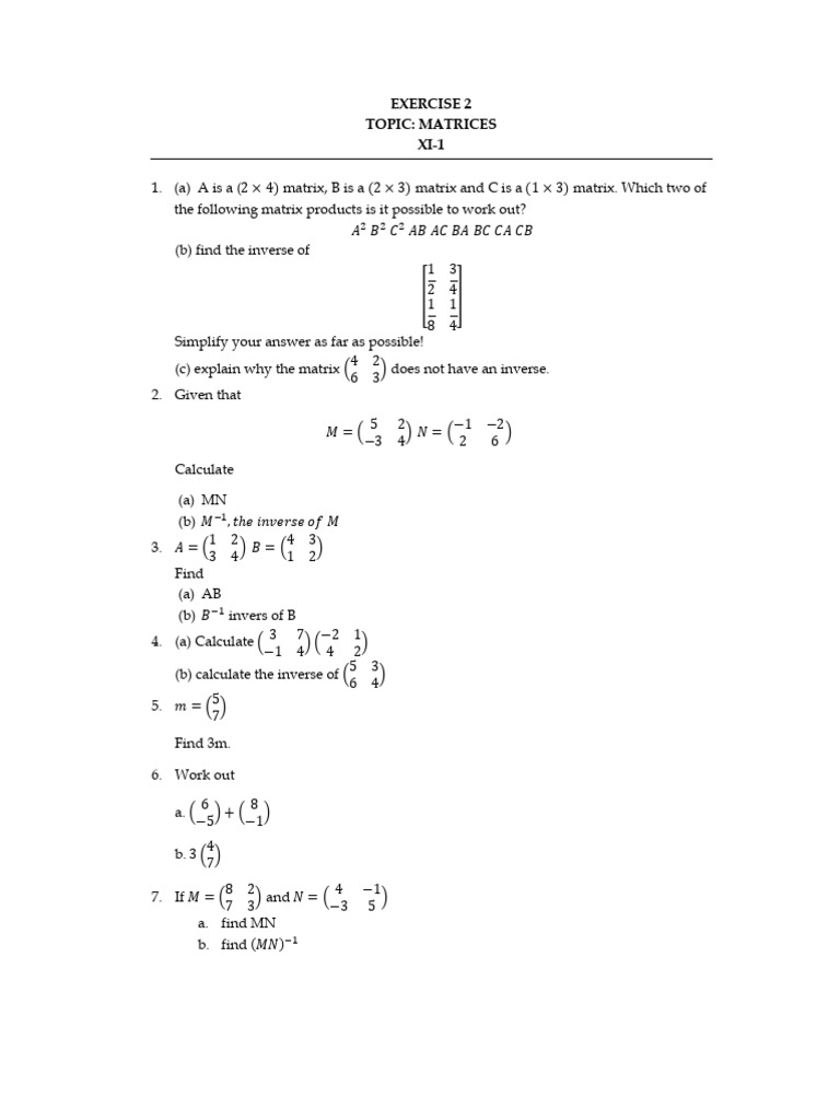 Exercise 2 | PDF