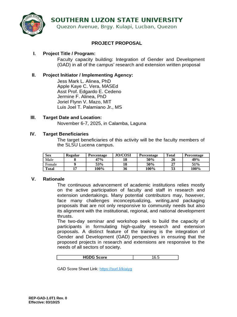 REP - Capacity Building Proposal Final | PDF | Evaluation
