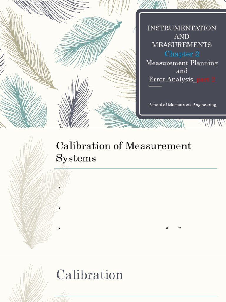 3_part 2 | PDF | Calibration | Measurement