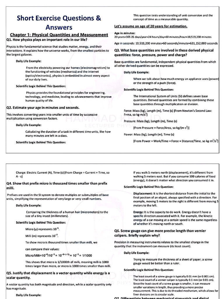 Chapter 1 Exercise | PDF