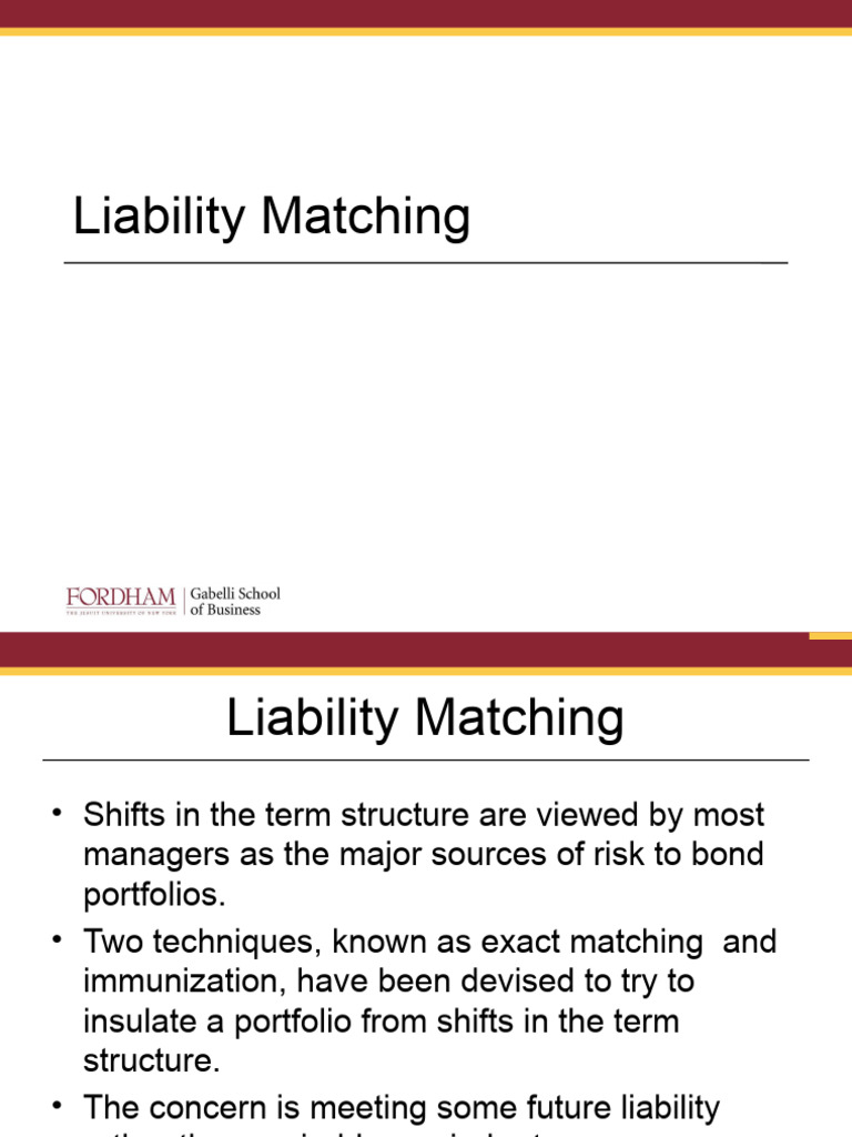 w9 10 - Bond - Analysis Appendix Liab Match Tagged | PDF