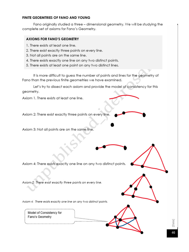 Finite Geometries Fano Young Et Al | PDF | Line (Geometry) | Euclidean ...