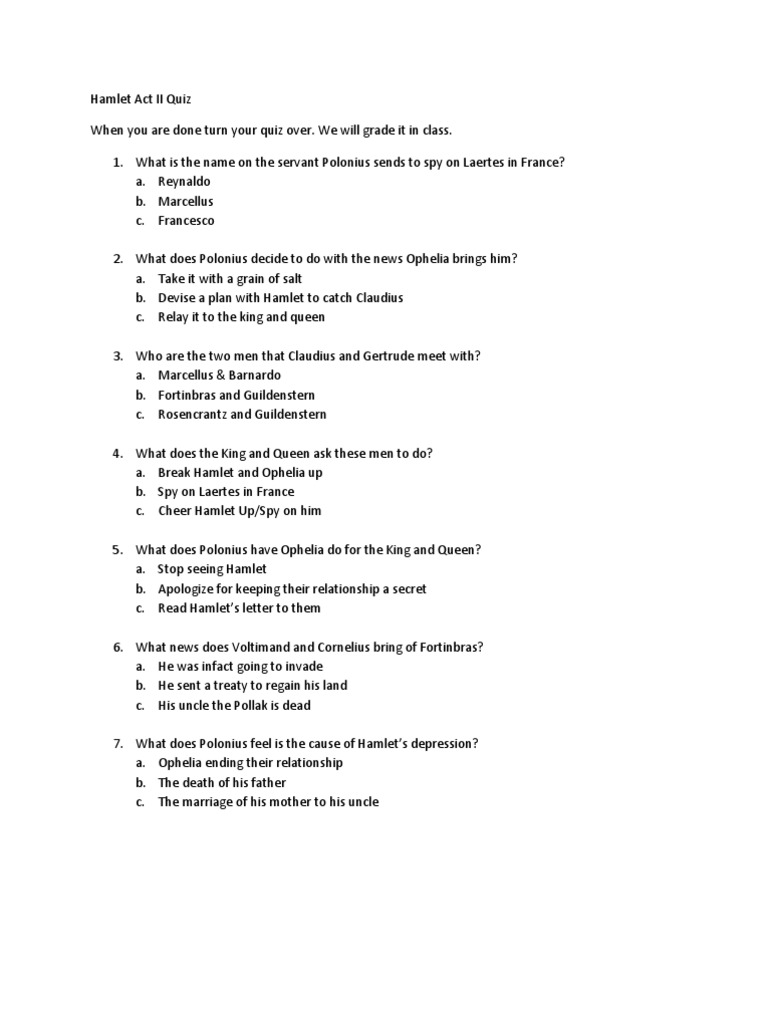 Hamlet questions pdf image