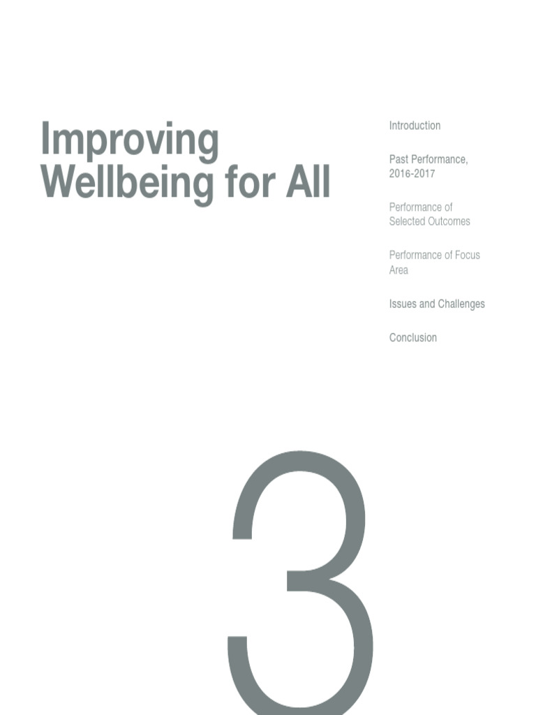 Chapter 3 Improving Wellbeing For All - Compressed | PDF | Well Being ...