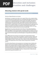 Special Education and Inclusion Abi Woldhuis