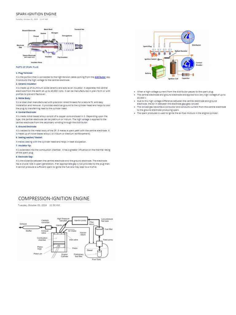 Heating System For Internal Combustion Engines | PDF | High Voltage ...