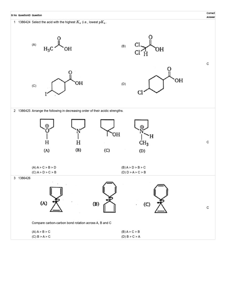 Goc & Isomerism Withkey | PDF | Isomer | Chemistry
