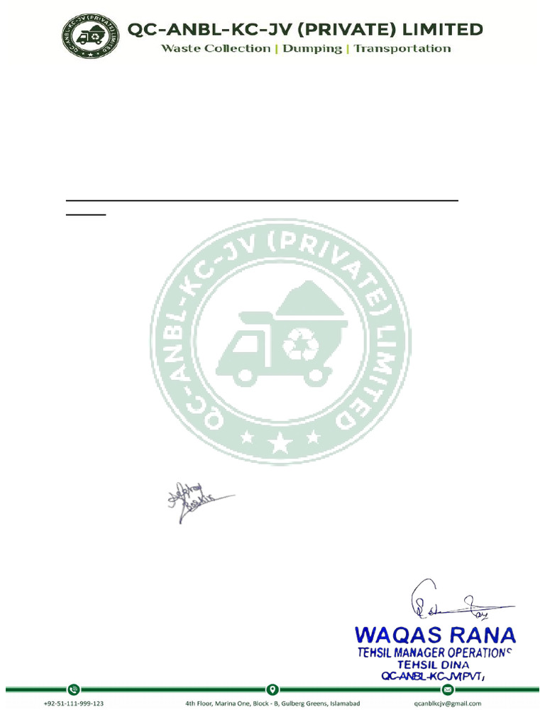 Warning Letter To Danish | PDF