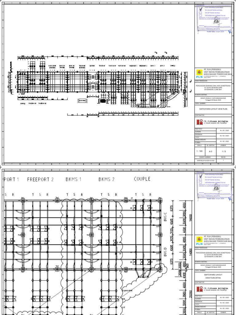 Switchyard Layout and Section (26062025) (NEN) | PDF