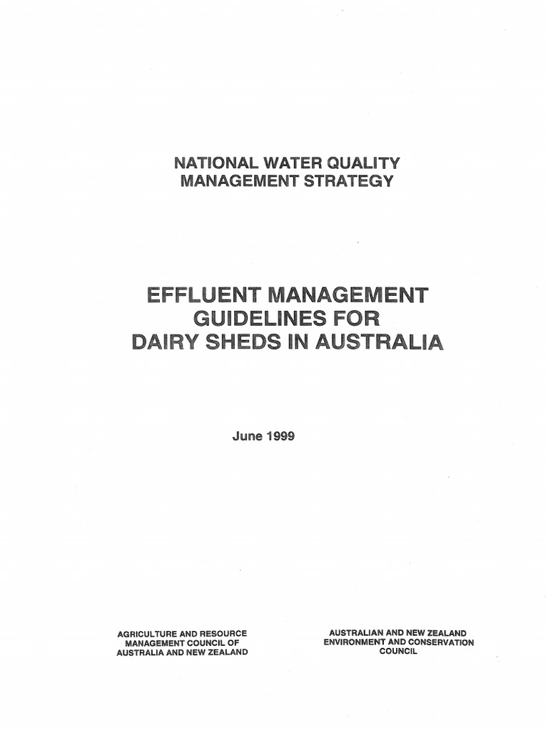 Pub3 Effluent Dairysheds | PDF | Soil | Water