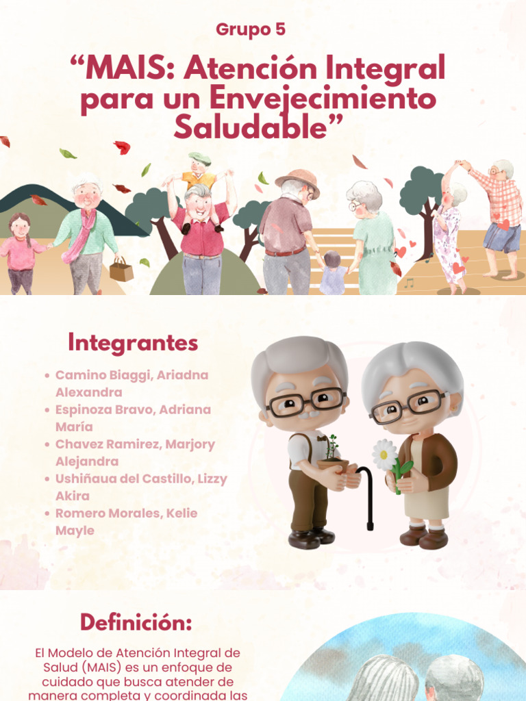 MAIS Atención Integral para Un Envejecimiento Saludable | PDF | Vejez ...
