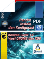 Panduan Instalasi Dan Konfigurasi Linux Kororaa 16