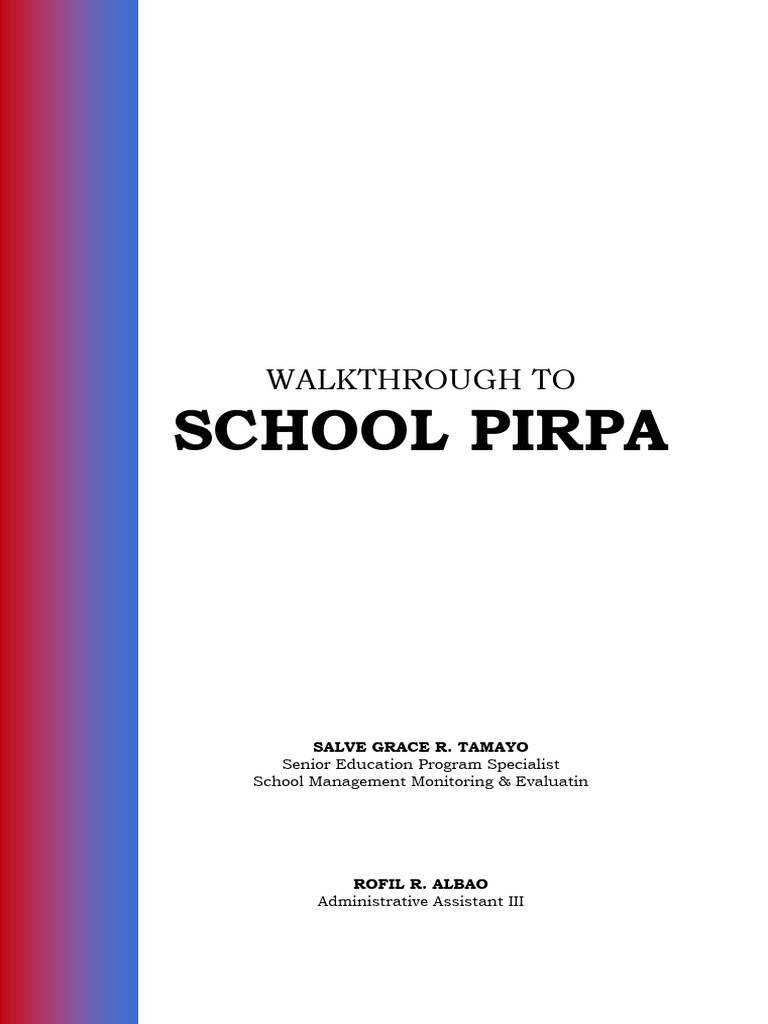 Walktrhough To School Pirpa | PDF | Password | Computing