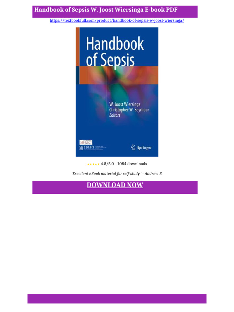 Handbook of Sepsis W. Joost Wiersinga Ebook Academic PDF Edition | PDF ...