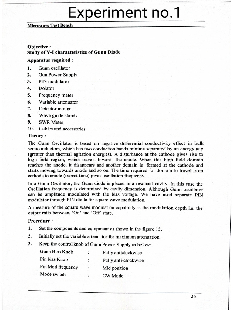 Experiment 1 | PDF