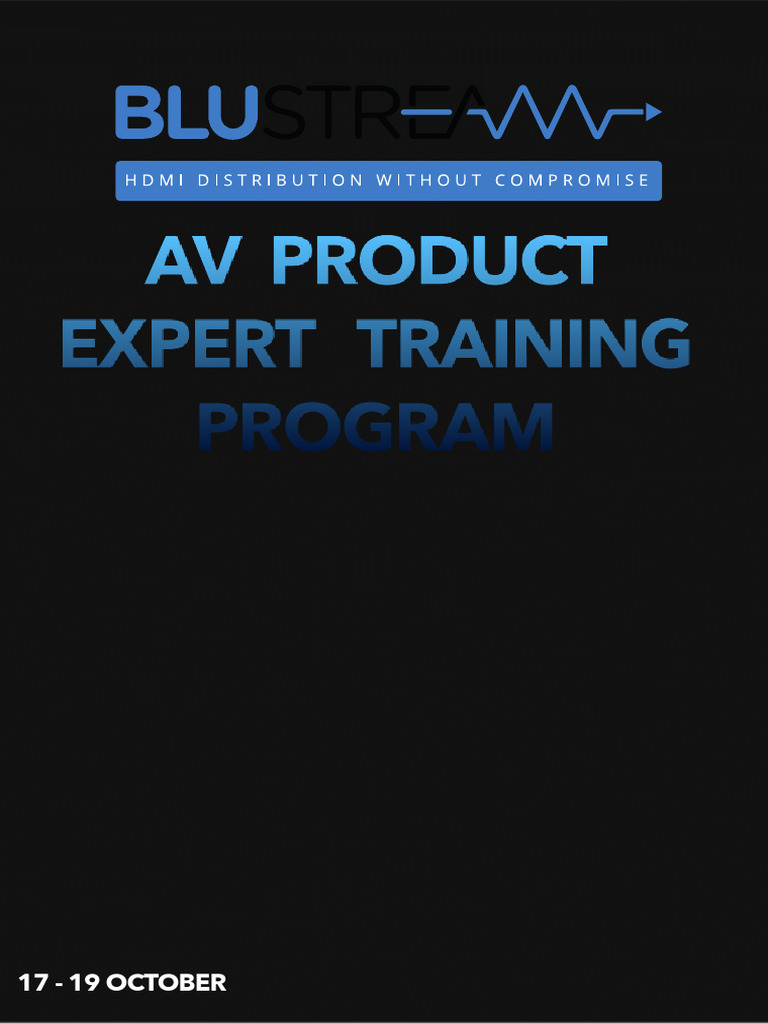 Rev3blustream AV Product Expert Training Program | PDF | Computer ...
