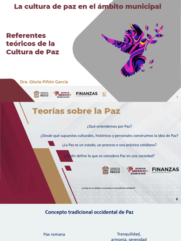 01 Referentes Teóricos de La Cultura de Paz | PDF | Paz | Violencia