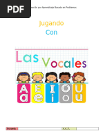 Fichas Didácticas de Vocales para Preescolar | PDF